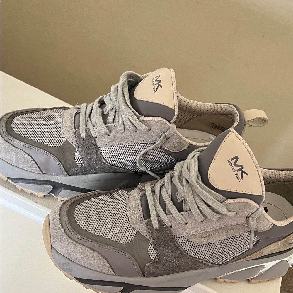 Michael Kors Men's Athletic Gray Sneakers